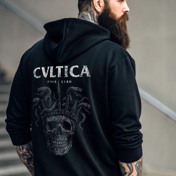 Crown of Serpents Pullover Hoodie