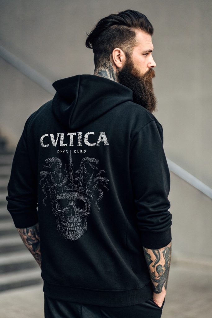 Crown of Serpents Pullover Hoodie