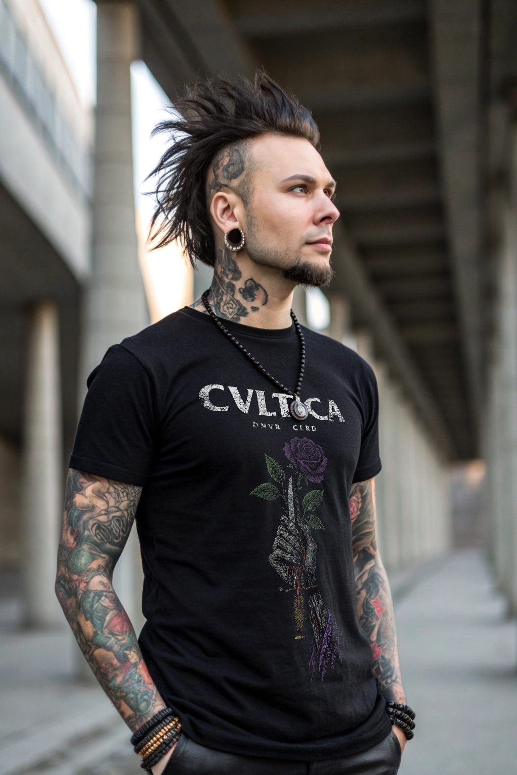 The Blade and the Bloom Tee