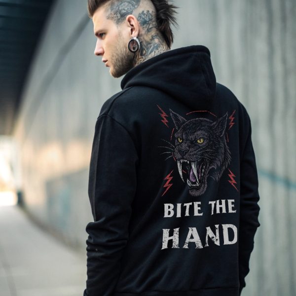 Bite The Hand Pullover Hoodie