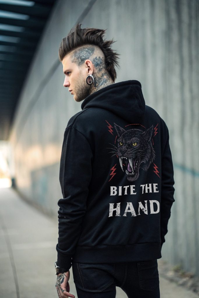 Bite The Hand Pullover Hoodie