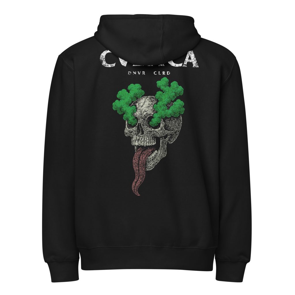 Ashen Tongue Zip-Up Hoodie