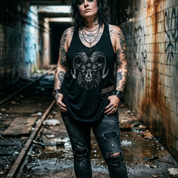 Baphomet Women's Racerback Tank