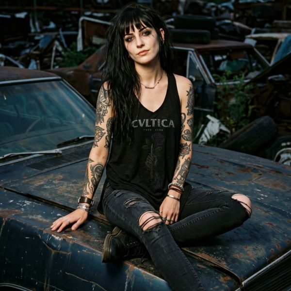 The Blade and the Bloom Women's Racerback Tank