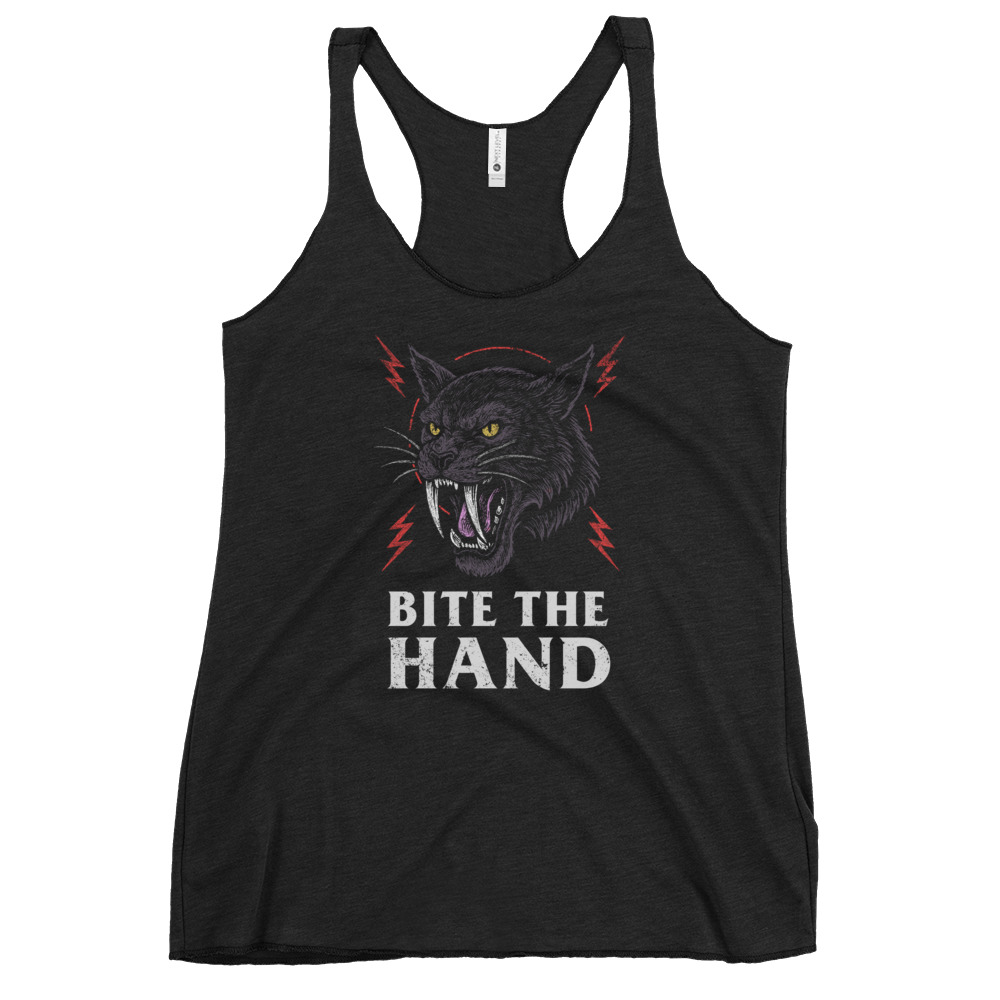 Bite The Hand Women's Racerback Tank